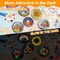 Kids Wooden Painting Kit Glow in The Dark Arts,200 PCS Wood Slice Natural Wood